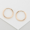 Серьги из красного золота 585 пробы