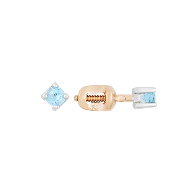 Серьги из золота 585 пробы c топазами, К 0000 3061 за 14000