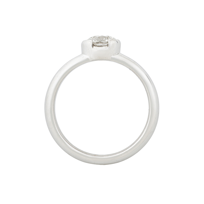 Кольцо из золота 750 пробы c бриллиантом, Л 2812 3264 за 380000