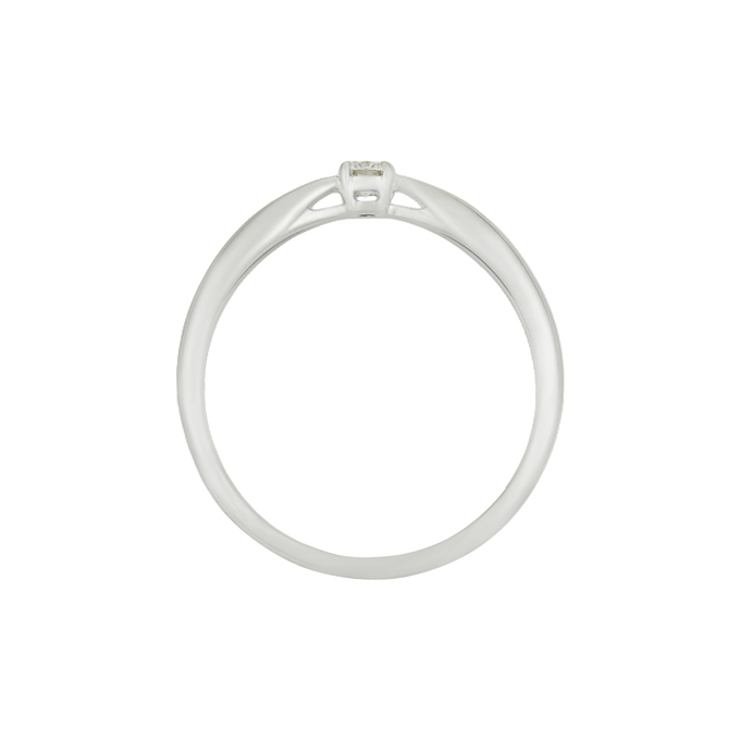 Кольцо из золота 585 пробы c бриллиантом, Л 0911 3649 за 15600