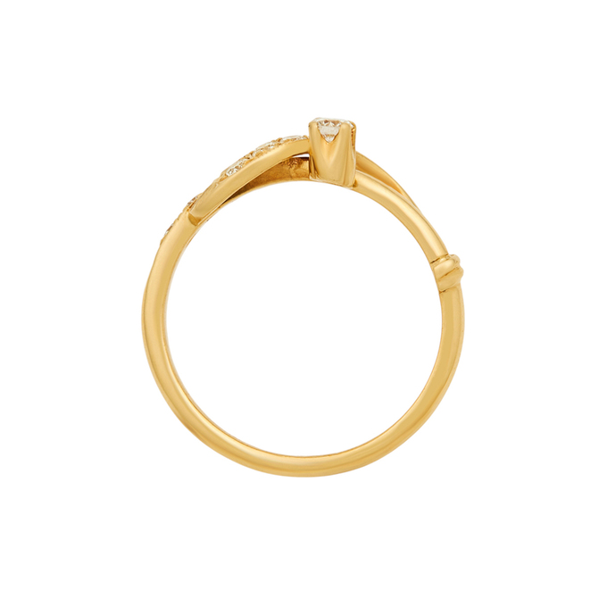 Кольцо из золота 750 пробы c бриллиантами, Л 5805 1051 за 75950