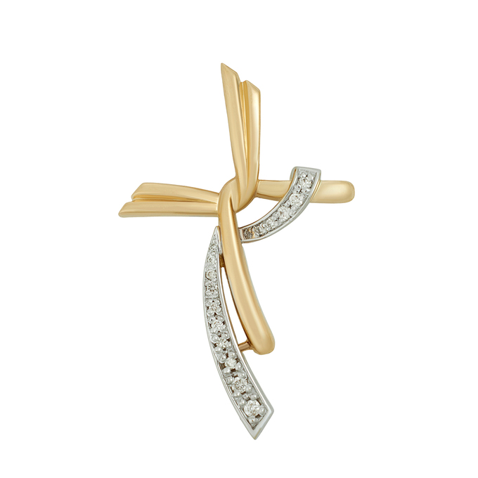 Подвеска из золота 750 пробы c бриллиантами, Л 3606 2992 за 80500