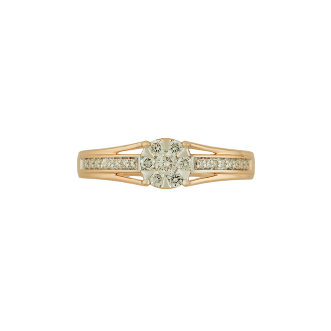 Кольцо из золота 585 пробы c бриллиантами, Л 2213 1212 за 33520