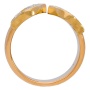 Кольцо из комбинированного золота 750 пробы c 18 бриллиантами 011908 фото 3
