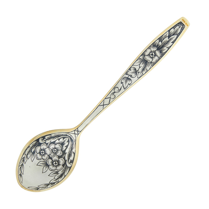 Ложка из серебра 875 пробы, Л 2813 3115 за 5500