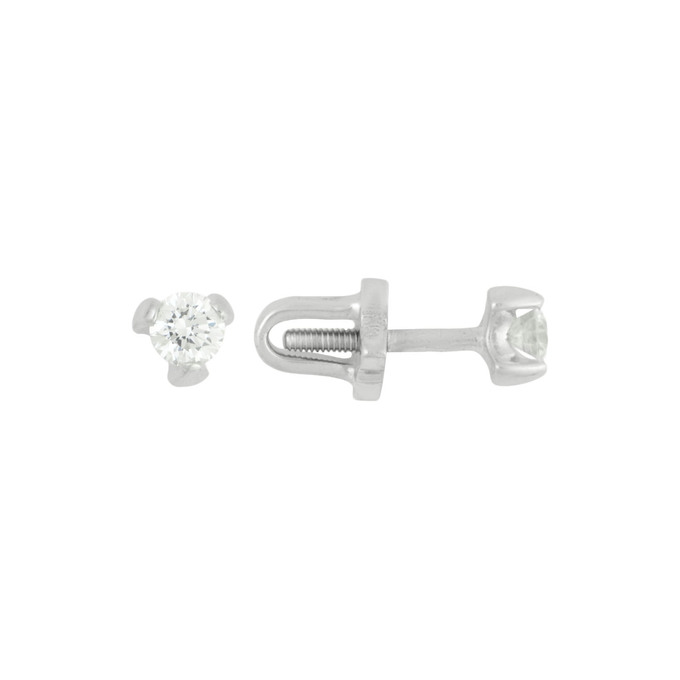 Серьги из золота 585 пробы с бриллиантами, Л 6001 0450 за 51000