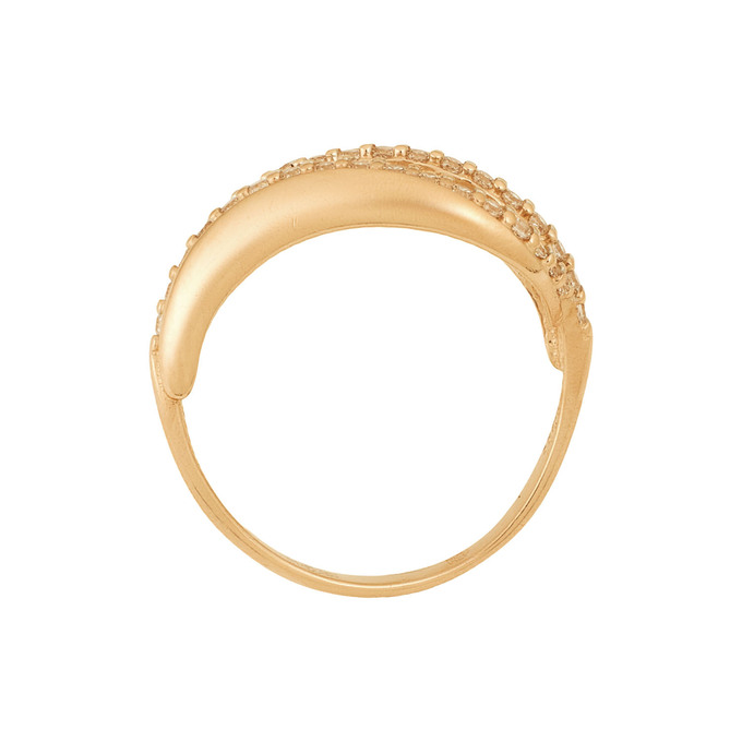 Кольцо из золота 585 пробы c фианитами, Л 6001 1882 за 25680