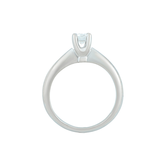 Кольцо из золота 585 пробы c бриллиантом