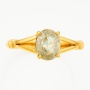 Кольцо из желтого золота 585 пробы c 1 бриллиантом Л06113231 фото 2