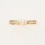 Кольцо из комбинированного золота 585 пробы c 9 бриллиантами Л29045016 фото 2