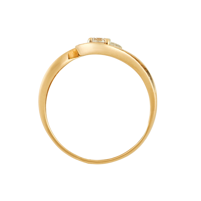 Кольцо из золота 585 пробы c фианитами, Л 5406 2246 за 18800