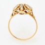 Кольцо из желтого золота 585 пробы c 19 бриллиантами Л28075711 фото 3