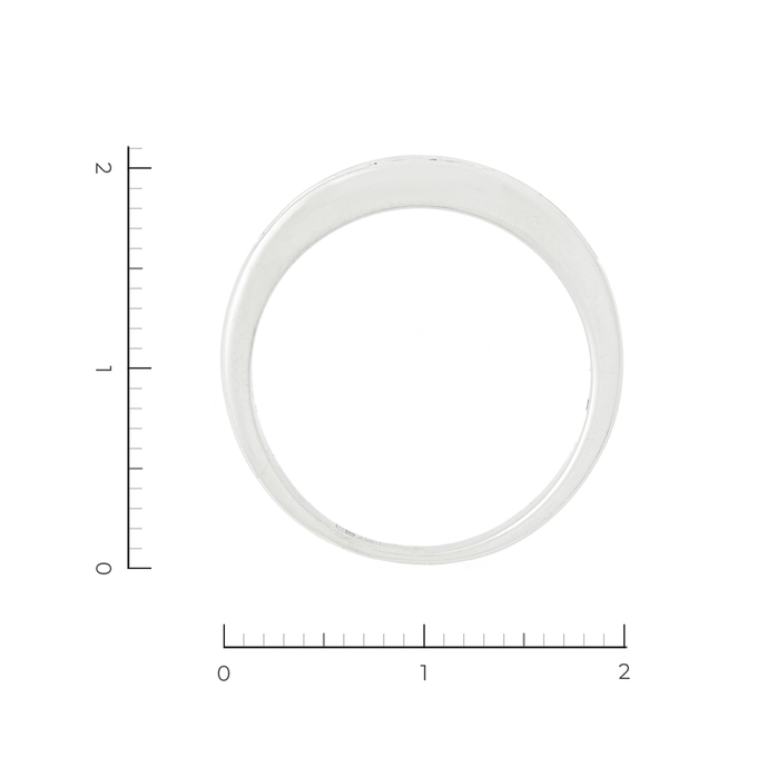 Кольцо из белого золота 750 пробы c 7 бриллиантами, Л 3603 1003 за 58900