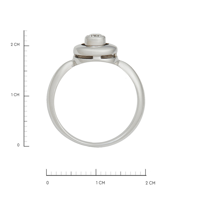 Кольцо из золота 585 пробы c бриллиантом, Л 2811 9160 за 70400