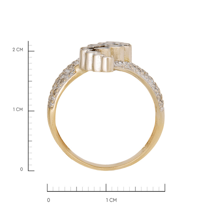 Кольцо из золота 585 пробы c бриллиантами, Л 6001 8858 за 62000