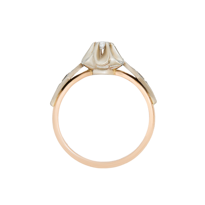 Кольцо из золота 585 пробы c бриллиантами, Л 3208 3023 за 50400