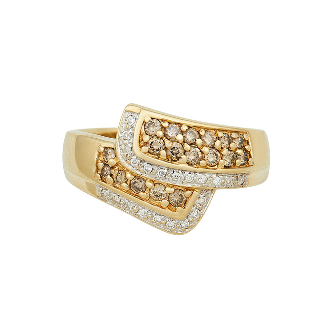 Кольцо из золота 585 пробы c бриллиантами, Л 2812 2454 за 80000