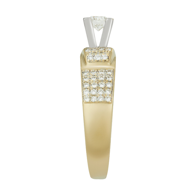 Кольцо из золота 585 пробы c бриллиантами, Л 2809 7528 за 205000