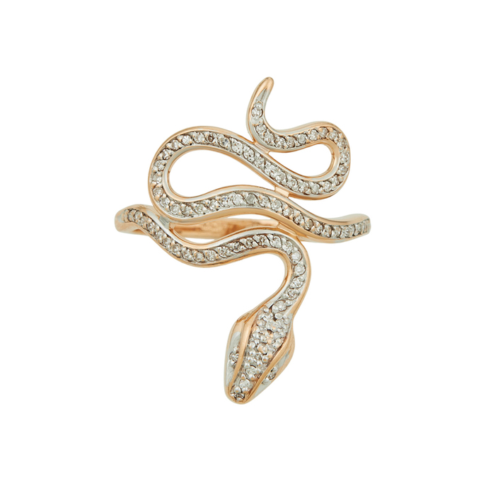 Кольцо из золота 585 пробы c бриллиантами, Л 4107 4476 за 34800