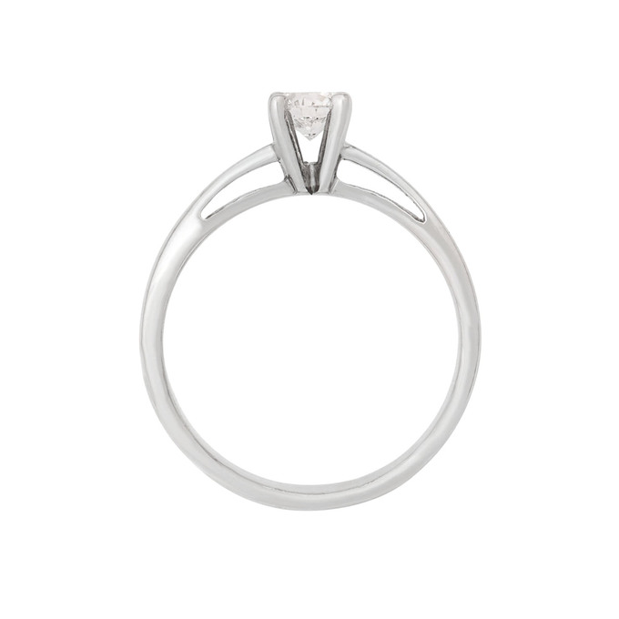 Кольцо из золота 585 пробы c бриллиантом, Л 1205 5176 за 96530