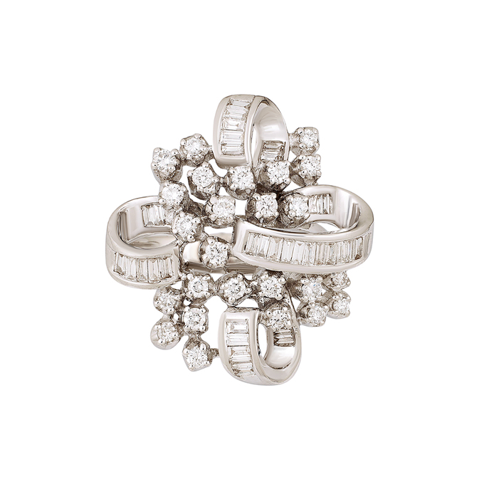 Кольцо из золота 750 пробы c бриллиантами, Л 2809 3323 за 140000