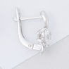 Серьги из золота 585 пробы c фианитами