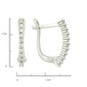 Серьги из золота 585 пробы с бриллиантами