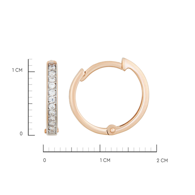 Серьги из золота 585 пробы, К 0000 4990 за 11900
