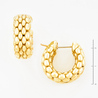 Серьги из желтого золота 750 пробы