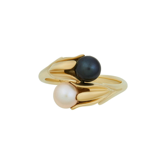 Кольцо из золота 585 пробы c культивированным жемчугом, Л 3309 6504 за 70000