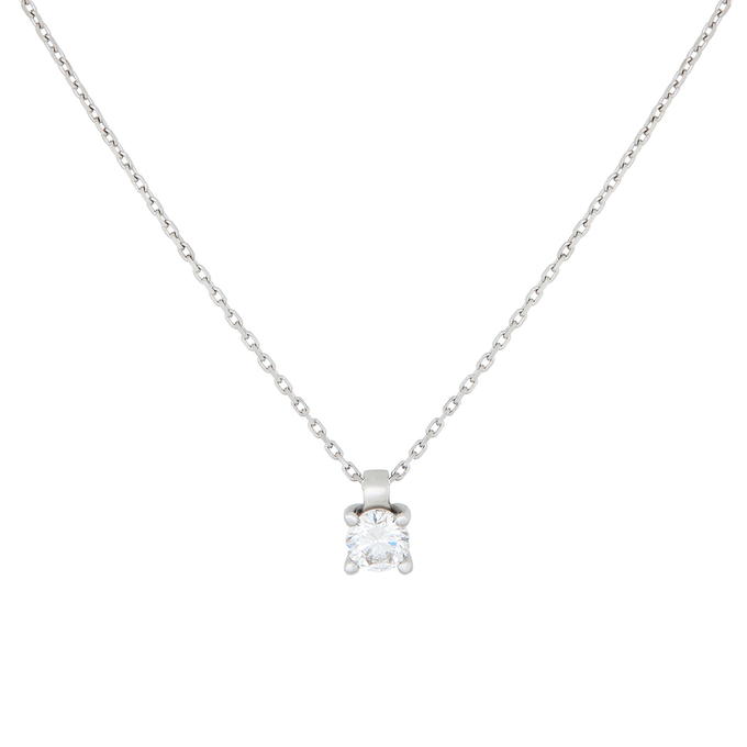 Колье из золота 585 пробы c бриллиантом, Л 2010 7615 за 98900