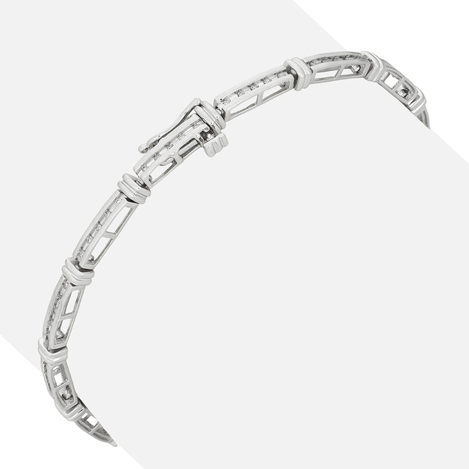 Браслет из золота 585 пробы c бриллиантами, Л 7502 6943 за 109000