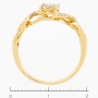 Кольцо из желтого золота 585 пробы c 26 бриллиантами Л62012188 фото 4