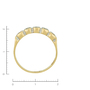 Кольцо из комбинированного золота 750 пробы c 5 бриллиантами Л18111175 фото 4
