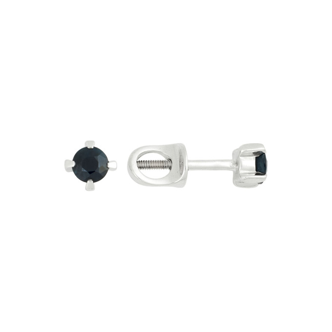 Серьги из золота 585 пробы с сапфирами, Л 1907 4137 за 21900