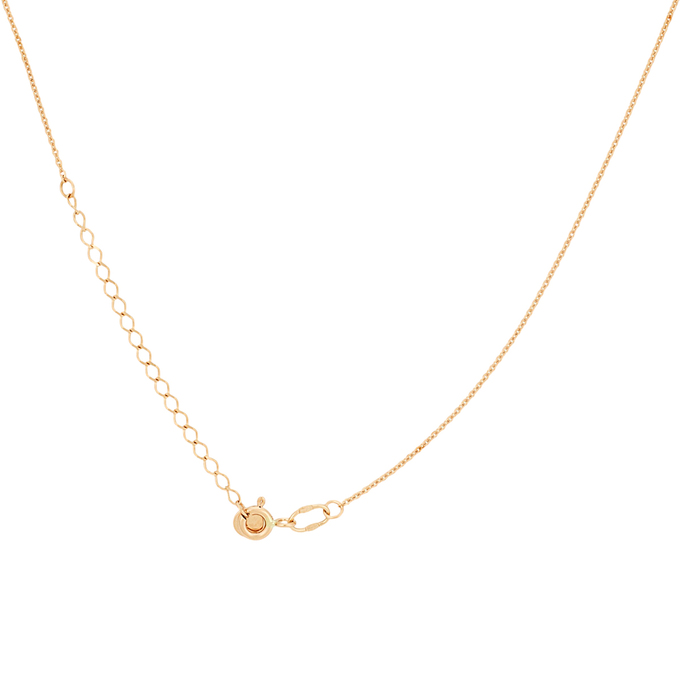 Колье из золота 585 пробы c аметистом