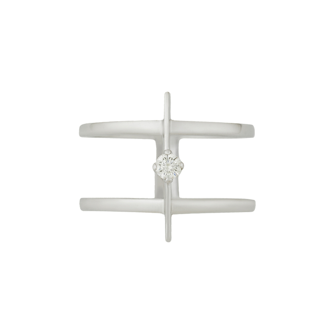 Кольцо из золота 585 пробы c бриллиантом