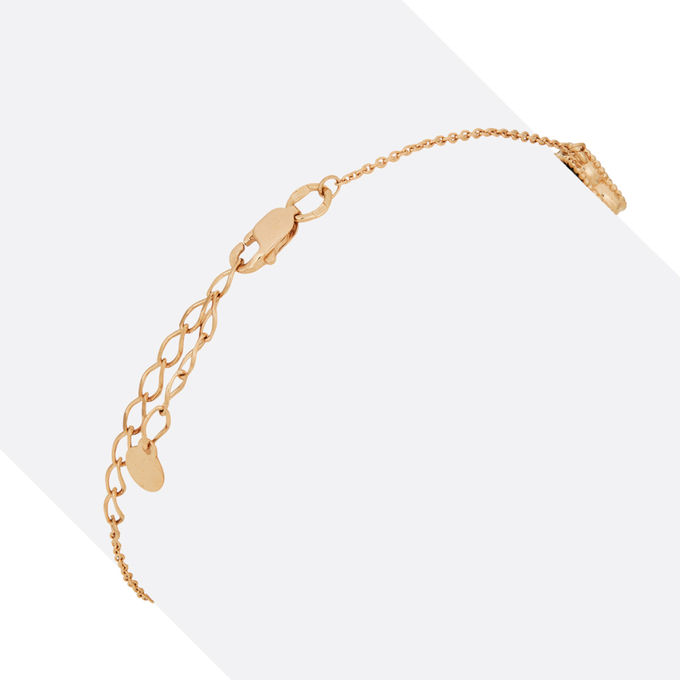 Браслет из золота 585 пробы c синтетическими камнями, Л 5207 9318 за 32640