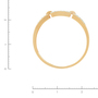 Кольцо из комбинированного золота 585 пробы c 60 бриллиантами Л16148547 фото 4