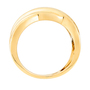 Кольцо из желтого золота 750 пробы c 16 бриллиантами и 13 цвет. сапфирами Л19103530 фото 3
