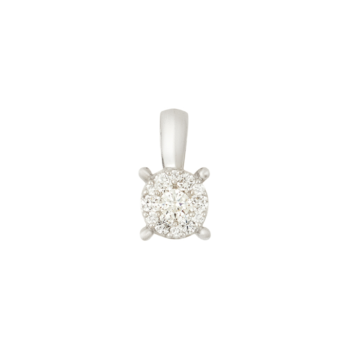 Подвеска из золота 585 пробы c бриллиантами, Л 6103 2271 за 18320