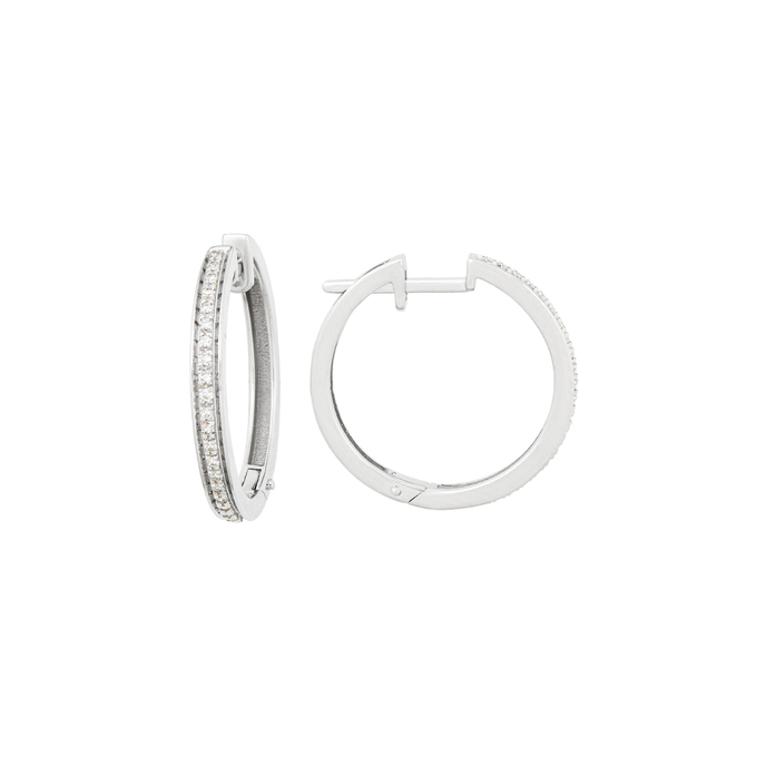 Серьги из золота 585 пробы c бриллиантами