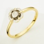 Кольцо из желтого золота 585 пробы c 22 бриллиантами Л18101116 фото 1