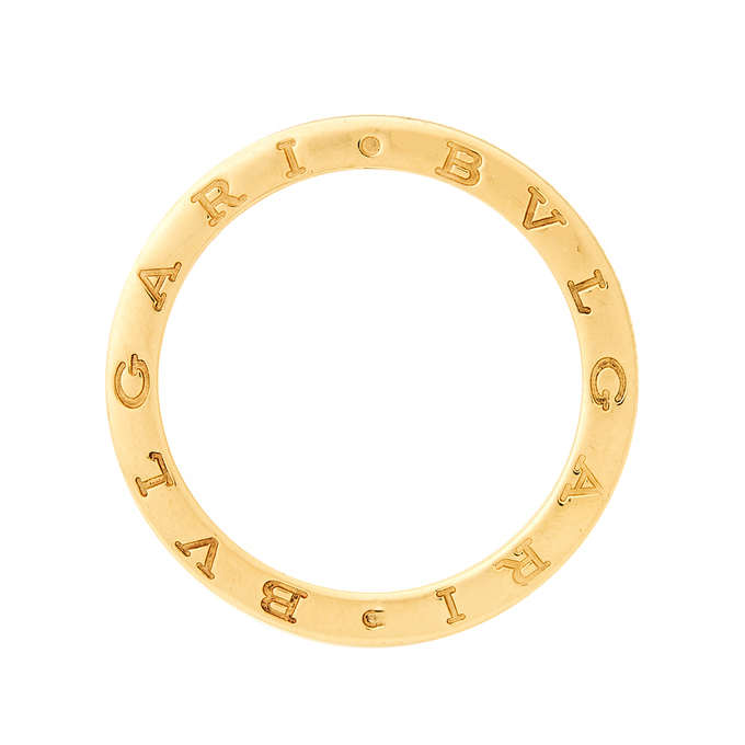 Кольцо Bvlgari золото, 750, 3 к.,9,05 гр. (чистый вес 9,05 гр.) Bvlgari,  куплено в ЗУ; 38 Бриллиант Кр57 3/4 вес 0,38 ct