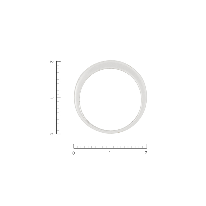Кольцо из белого золота 750 пробы c 6 бриллиантами, Л 2912 4803 за 43920