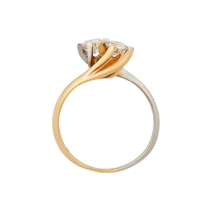 Кольцо из золота 500 пробы c бриллиантами, Л 2009 8831 за 105000