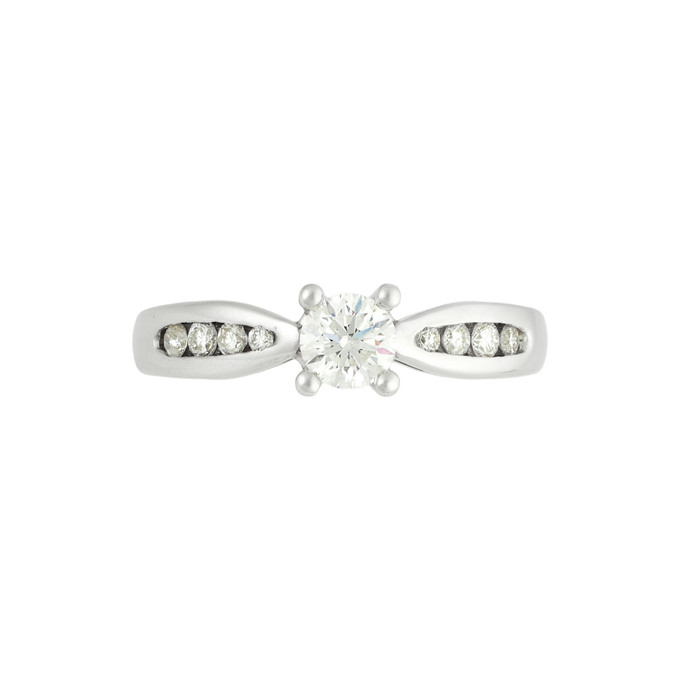 Кольцо из золота 585 пробы с бриллиантами, Л 5702 8696 за 69000