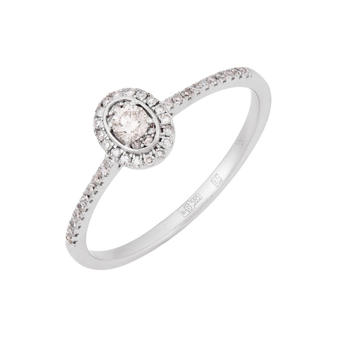 Кольцо из золота 585 пробы c бриллиантами, Л 4806 5244 за 31200