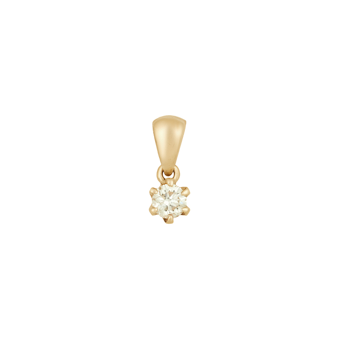 Подвеска из золота 585 пробы c бриллиантом, Л 3309 8205 за 27200