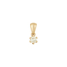 Подвеска из золота 585 пробы c бриллиантом
